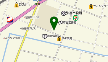 ユニスマイル薬局 海南病院前1号店の地図画像