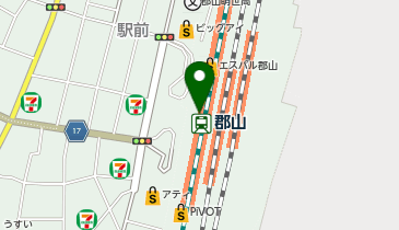 ルピシア エスパル郡山店の地図画像