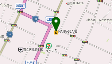 ルピシア 山形七日町店の地図画像