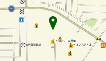 ルピシア イオンモール秋田店の地図画像