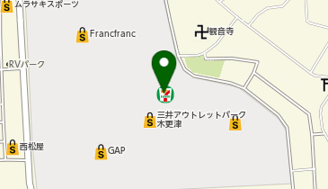 ルピシア ボンマルシェ三井アウトレットパーク木更津店の地図画像