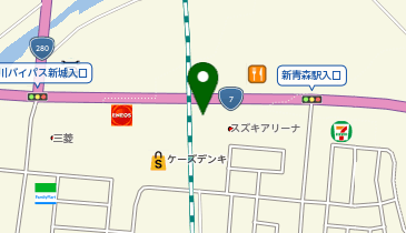 PEUGEOT 青森サービスポイントの地図画像
