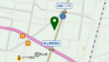 PEUGEOT 郡山の地図画像