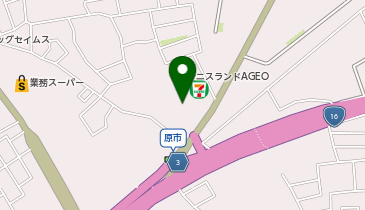 PEUGEOT 上尾の地図画像