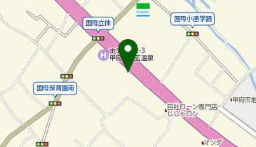 PEUGEOT 甲府の地図画像