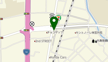 PEUGEOT 宮崎の地図画像