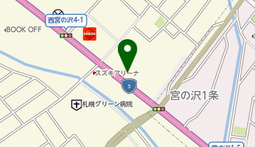 PEUGEOT 札幌西の地図画像