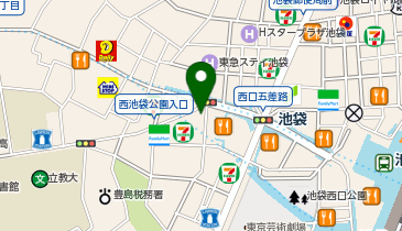 着物レンタルVASARA 池袋店の地図画像