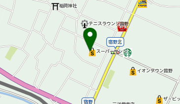 買取専門いくらや スーパーサンシこもの繁盛店の地図画像