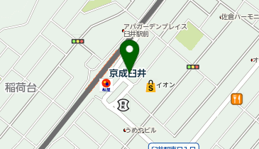 買取専門いくらや 京成臼井駅前店の地図画像