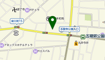 買取専門いくらや 函館五稜郭店の地図画像