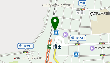 サザコーヒー 勝田駅前店の地図画像