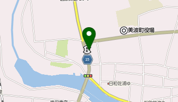阿波銀行 由岐の地図画像