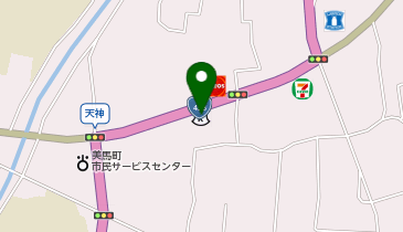 阿波銀行 美馬の地図画像