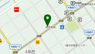 ニチイケアセンター岩見沢の地図画像