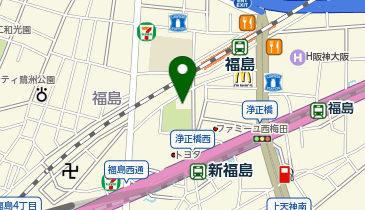 ニチイケアセンター大阪福島の地図画像