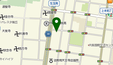 ニチイケアセンター上本町の地図画像