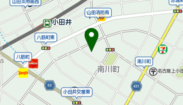 ニチイケアセンター上小田井の地図画像