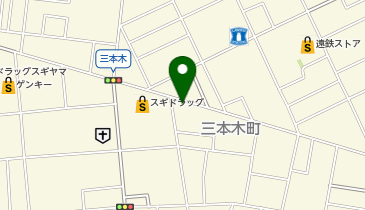 ニチイケアセンター三本木の地図画像
