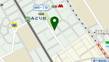 ニチイケアセンター西千葉の地図画像