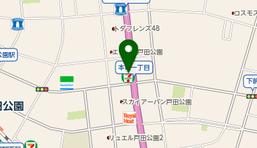 ニチイケアセンター戸田の地図画像