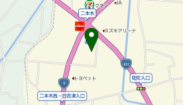 ニチイケアセンターみのかやの地図画像