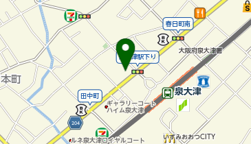 ニチイケアセンター泉大津駅前の地図画像