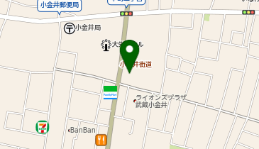 ニチイケアセンター小金井の地図画像