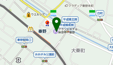 ニチイケアセンター秦野の地図画像