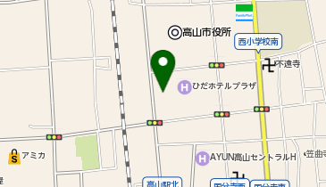 ニチイケアセンター高山の地図画像