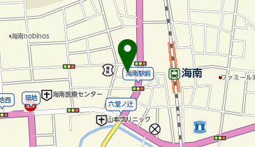 ニチイケアセンター海南の地図画像