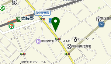 ニチイケアセンター泉佐野の地図画像