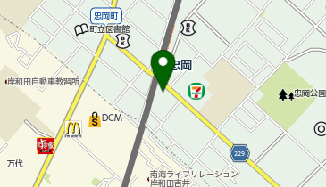 ニチイケアセンター忠岡の地図画像