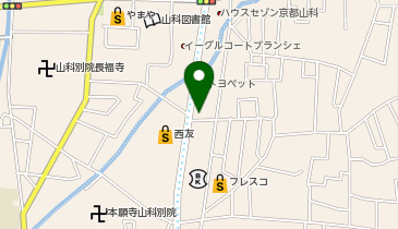 ニチイケアセンター山科の地図画像