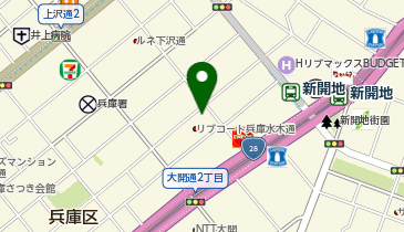 ニチイケアセンター湊川の地図画像