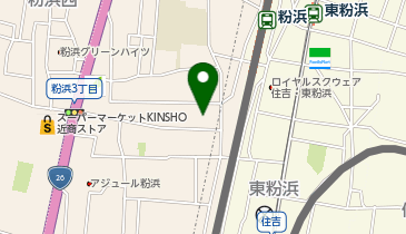 ニチイケアセンター粉浜の地図画像