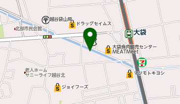 ニチイケアセンター大袋の地図画像