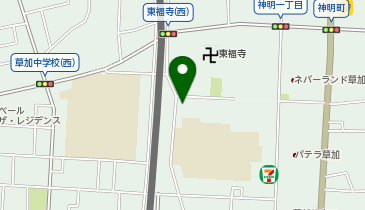 ニチイケアセンター草加住吉の地図画像