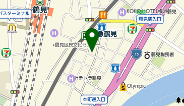 ニチイケアセンター鶴見中央の地図画像