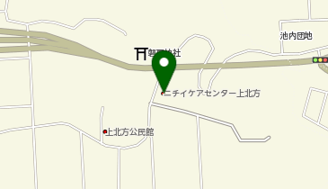 ニチイケアセンター上北方の地図画像