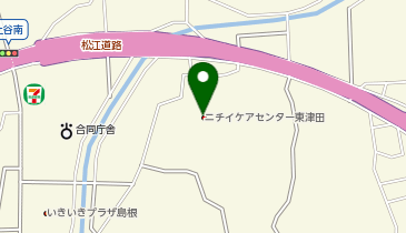 ニチイケアセンター東津田の地図画像