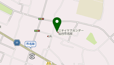ニチイケアセンター仙台市名坂の地図画像