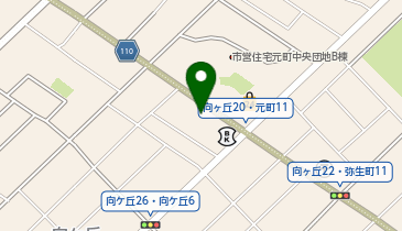 ニチイケアセンター江別向ケ丘の地図画像