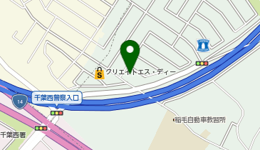 ニチイケアセンター稲毛の地図画像