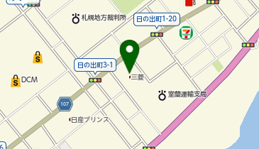 アルファ ロメオ協力サービス工場 室蘭の地図画像