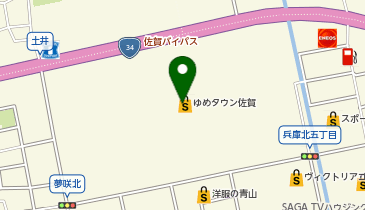 BANKANわものや わものや佐賀店の地図画像