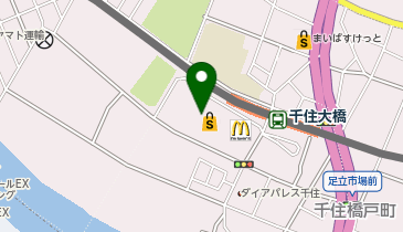 BANKANわものや BANKAN千住店の地図画像
