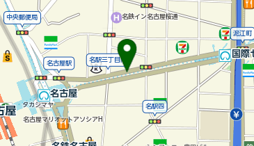 SUIT SQUARE 名古屋栄マルエイガレリア店の地図画像