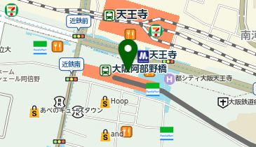 SUIT SQUARE あべのキューズモール店の地図画像