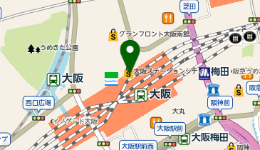 SUIT SQUARE LINKS UMEDA店の地図画像